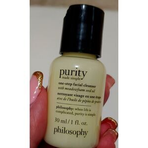 Philosophy Purity One Step Facial Cleanser TRAVEL SIZE NWOT Never Used